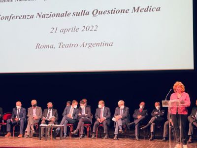 Medici: Fedriga a conferenza FNOMCEO 21.04.2022